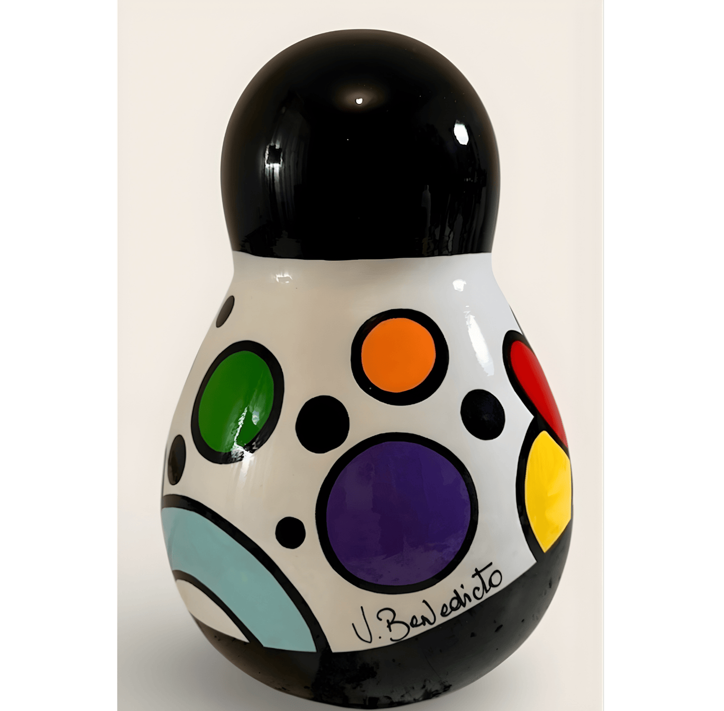 Sculpture pop art femme matriochka Galerie Graal .png