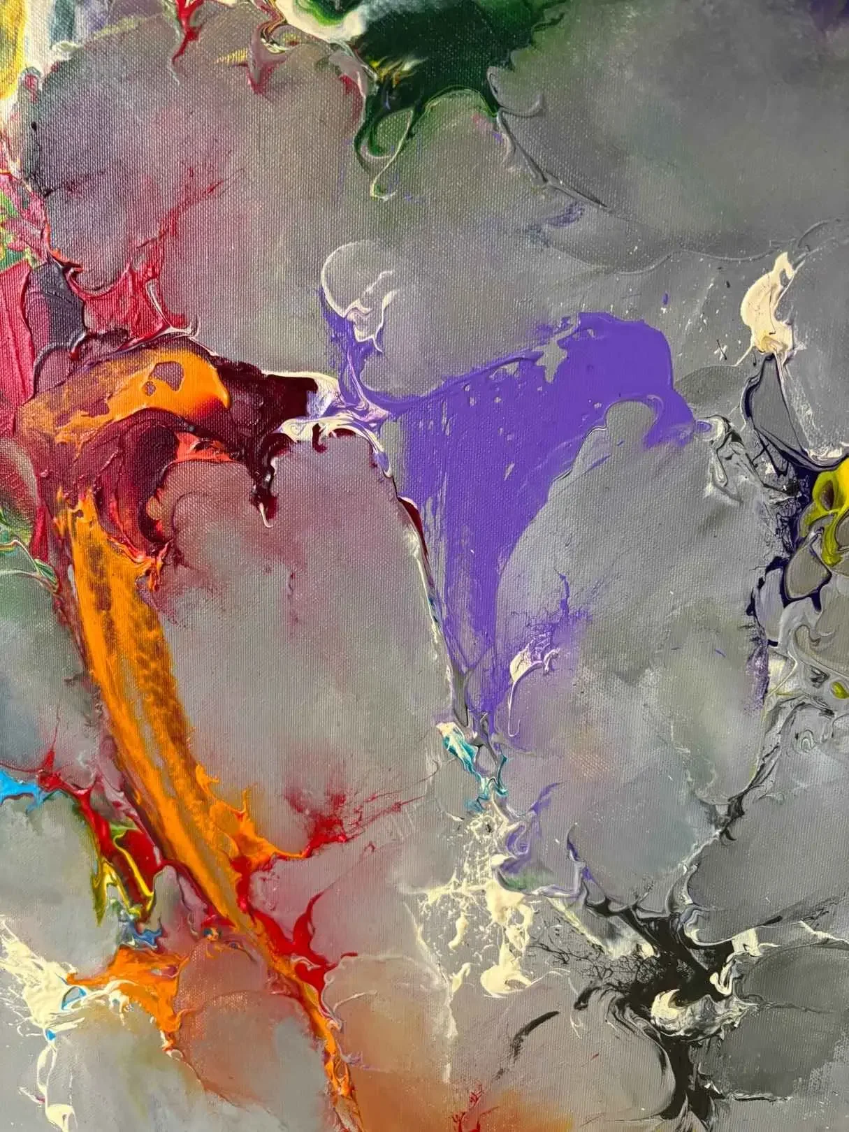 Tableau abstrait de Zdzieblo Galerie Graal Art Contemporain Galerie d'art en Ligne .webp