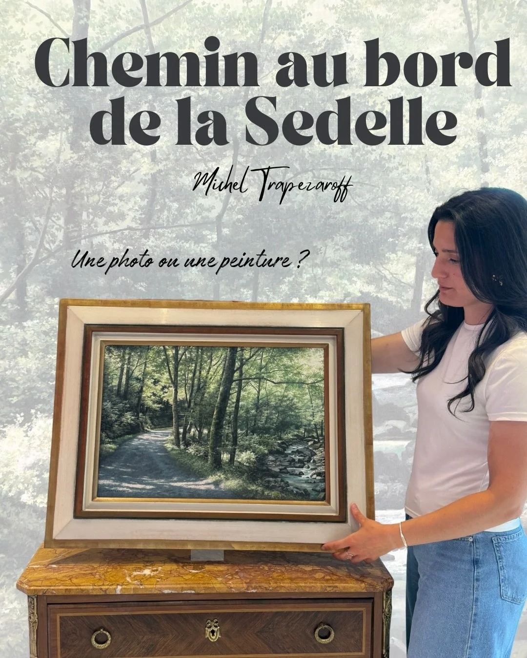 ✨ L&rsquo;&OElig;uvre de la Semaine : &laquo;&nbsp;Chemin au bord de la S&eacute;delle&nbsp;&raquo; de Michel Trapezaroff

Il y a des toiles devant lesquelles on s&rsquo;arr&ecirc;te parce qu&rsquo;elles imposent un silence apaisant. C&rsquo;est exac