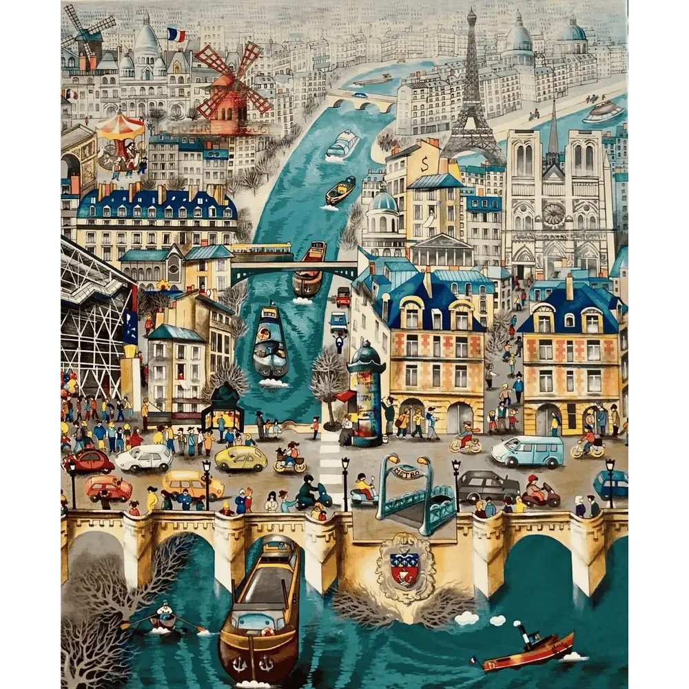 CHARLOTTE LACHAPELLE TABLEAU ART NAIF CONTEMPORAIN Galerie Graal