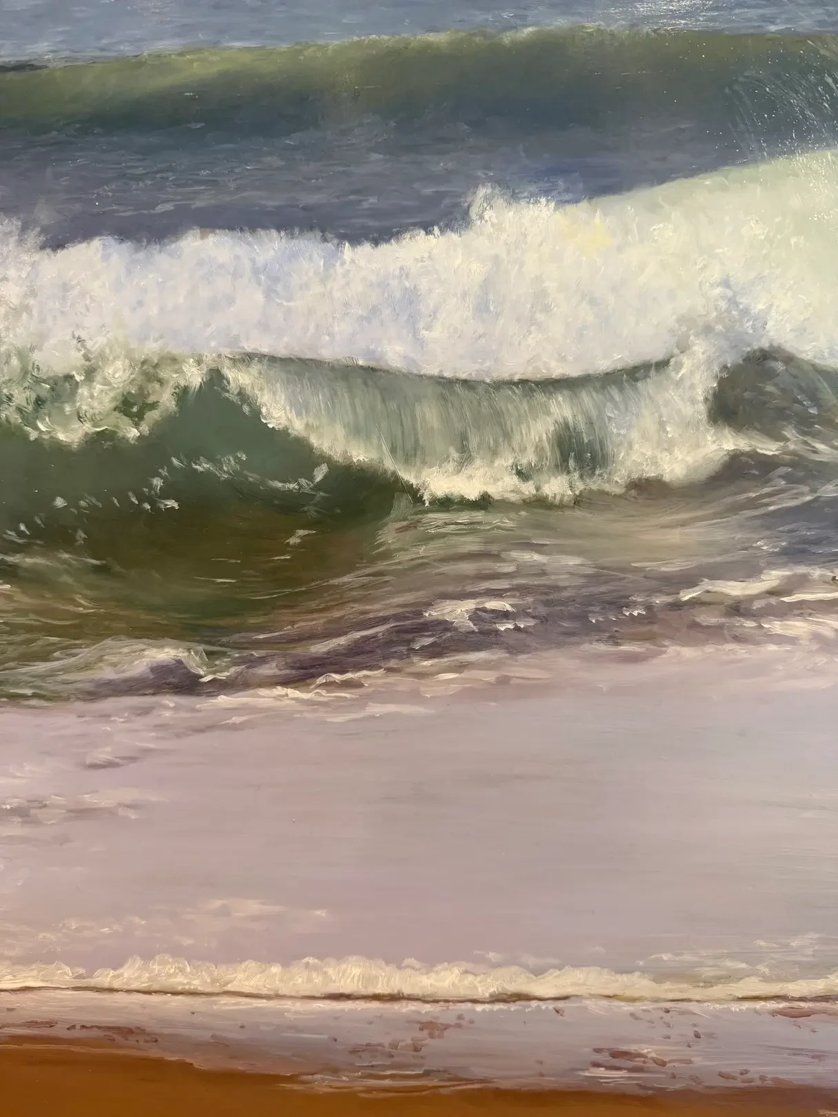 "Eaux vertes venues" de Michel Nadaï Galerie Graal Galerie d'art Agen .webp
