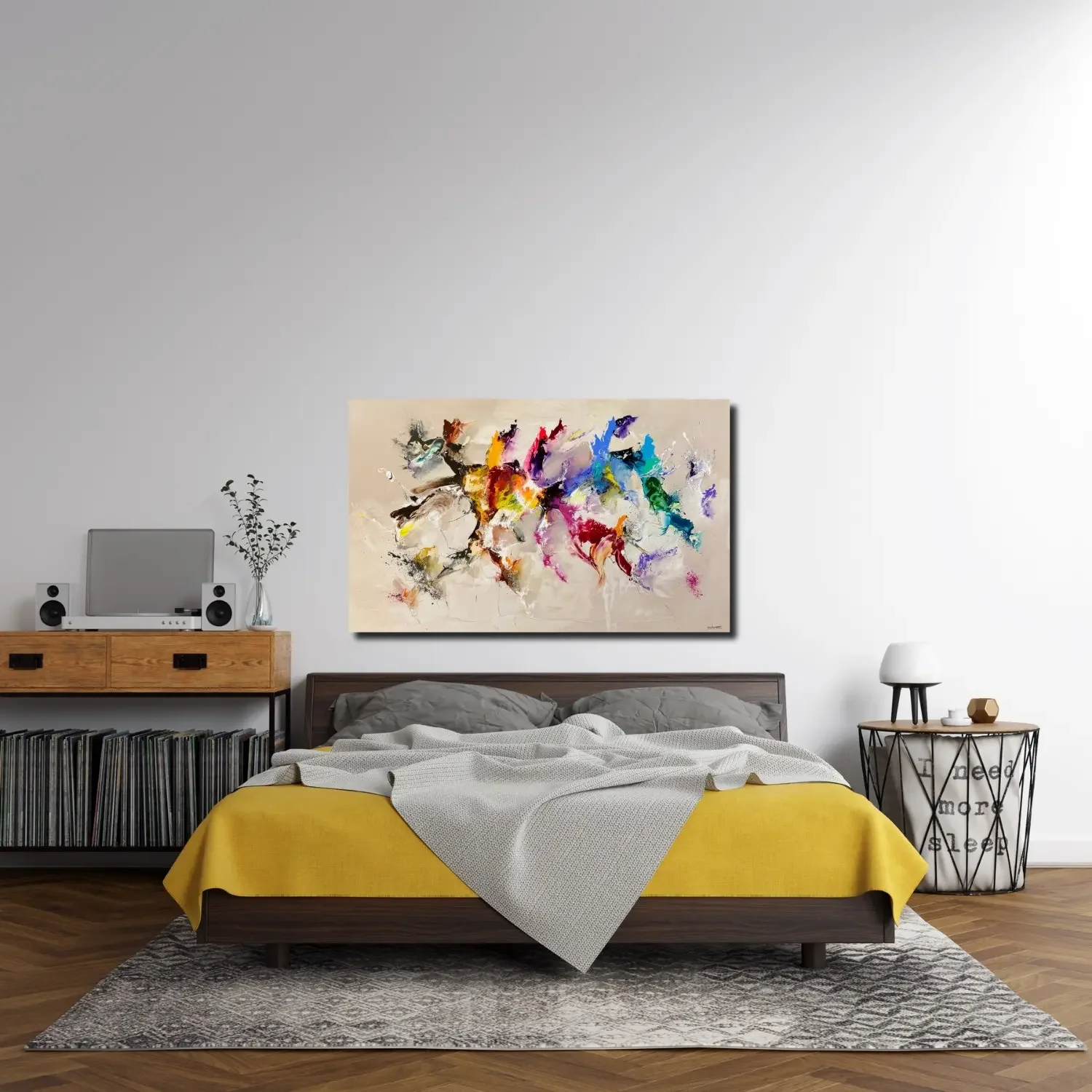 Tableau abstrait chambre de Zdzieblo Galerie Graal .webp