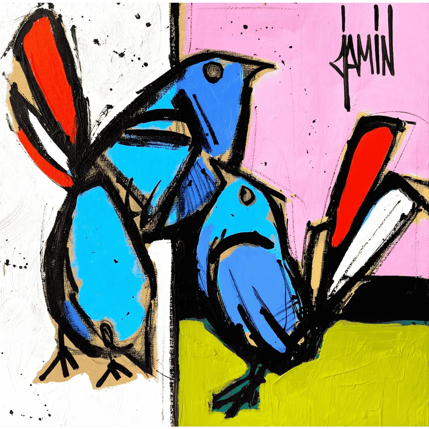 "Les oiseaux" de David Jamin