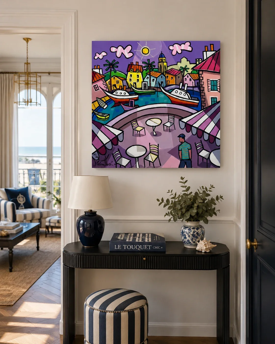 TABLEAU ART NAIF CONTEMPORAIN DE GIUSEPPE PIERMATTÉO Galerie Graal 