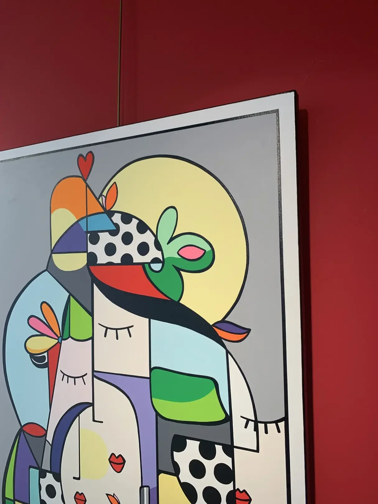 tableau femme pop art musique de Virginia Benedicto Art Contemporain .webp