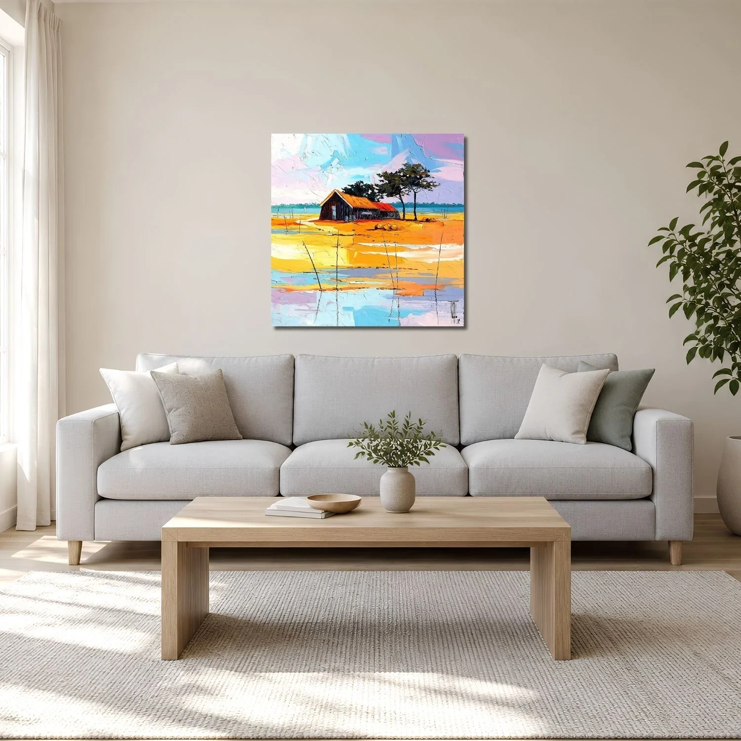 tableau Pierrick Tual paysage marin cabine Galerie Graal .webp