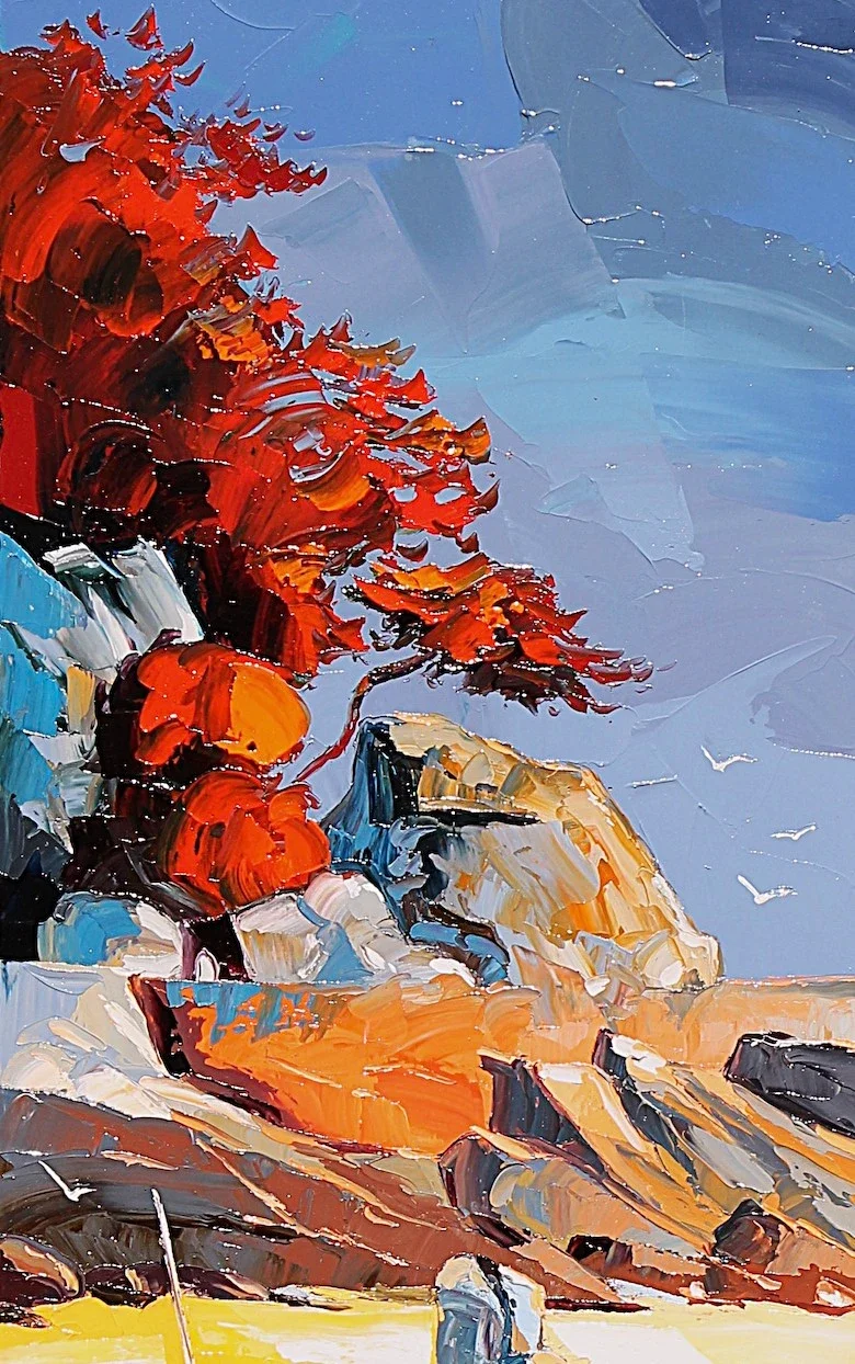 tableau bateau échoué de Pierrick Tual  Art Contemporain Galerie Graal .webp
