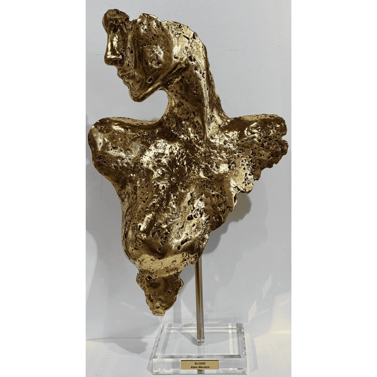 sculpture buste femme visage alain mandon Galerie Graal .webp