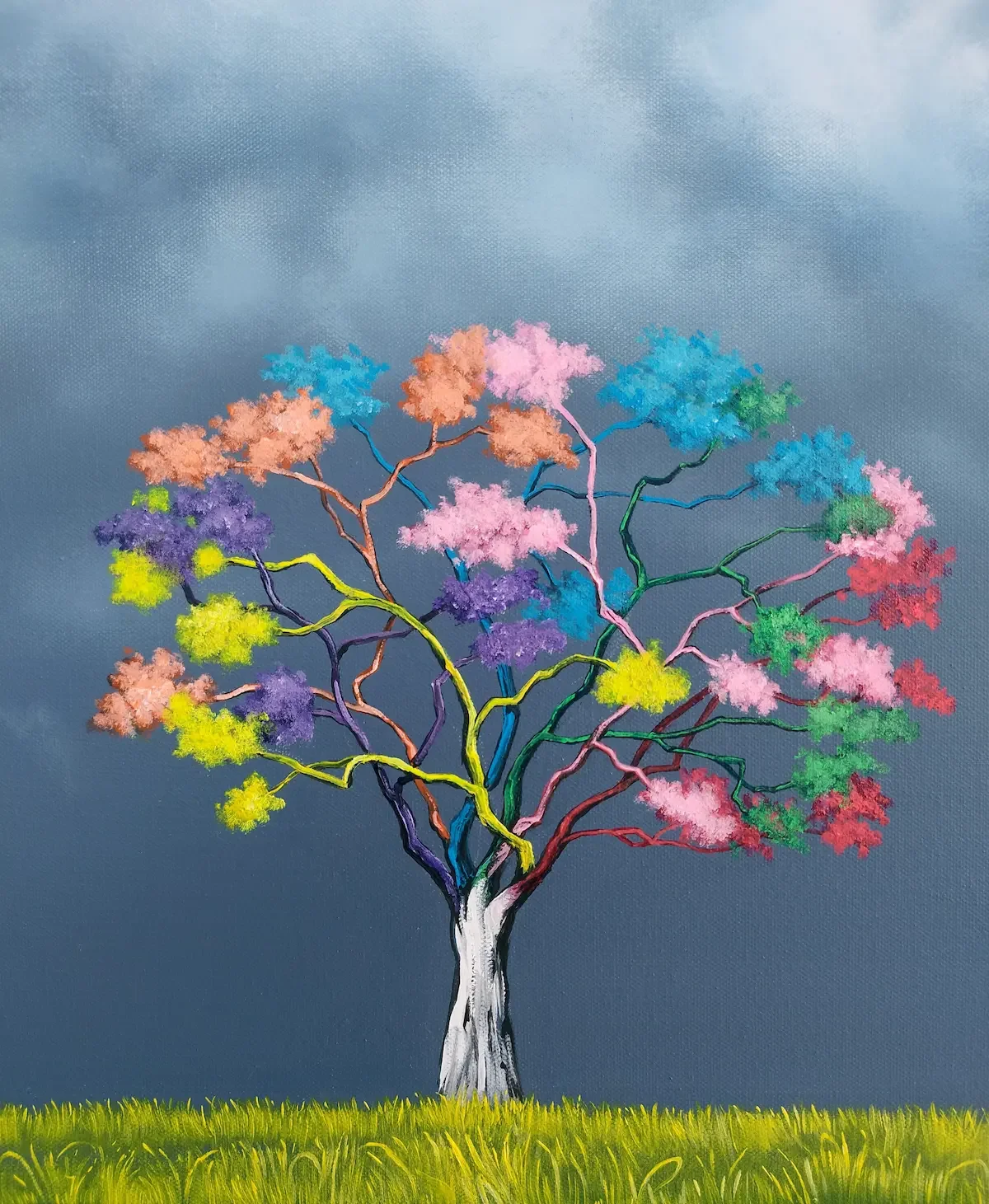 Galerie Graal tableau arbre surréaliste de alexandra battezzati .webp