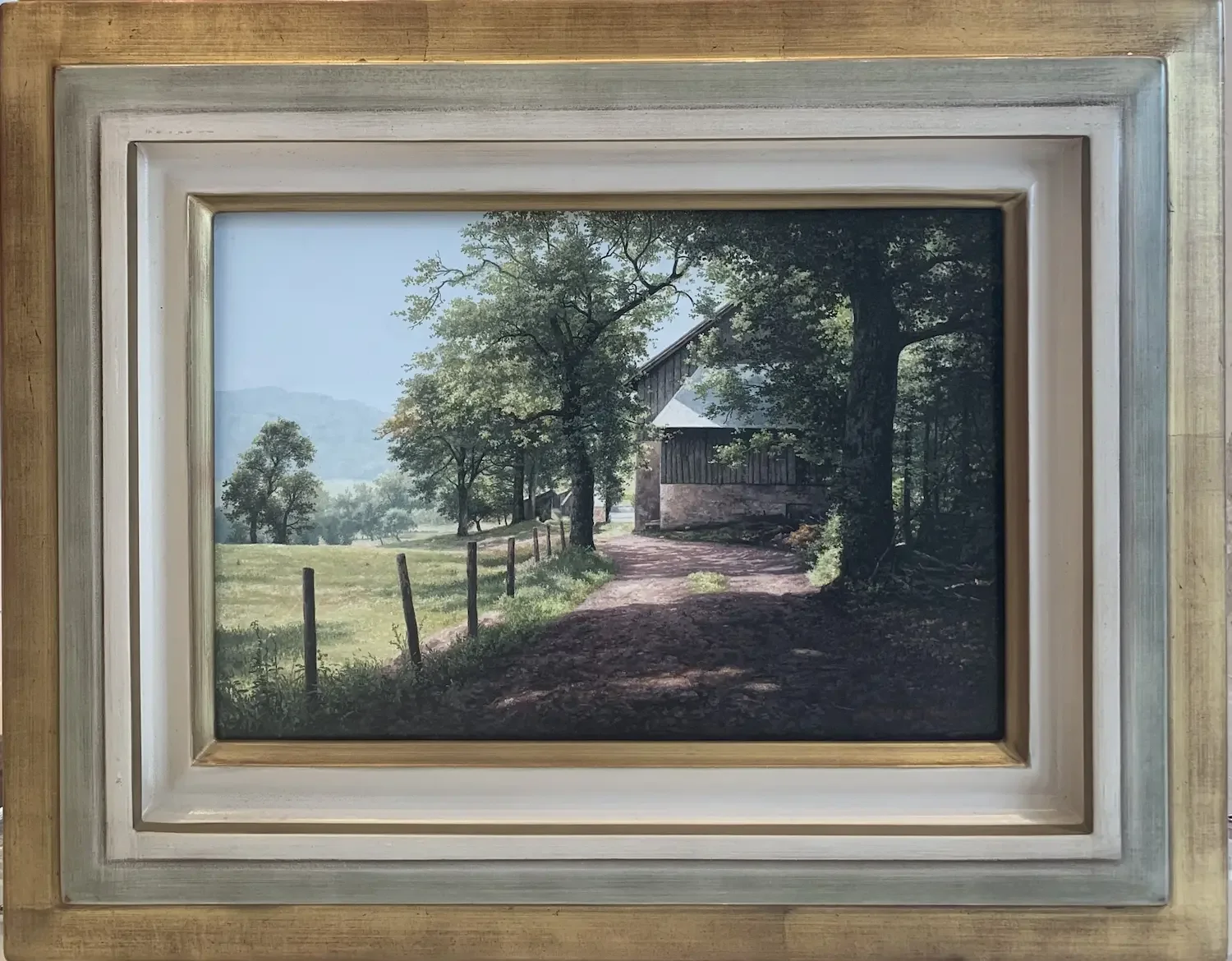 "Ferme en Haute Savoie" de Michel Trapezaroff Galerie Graal .webp