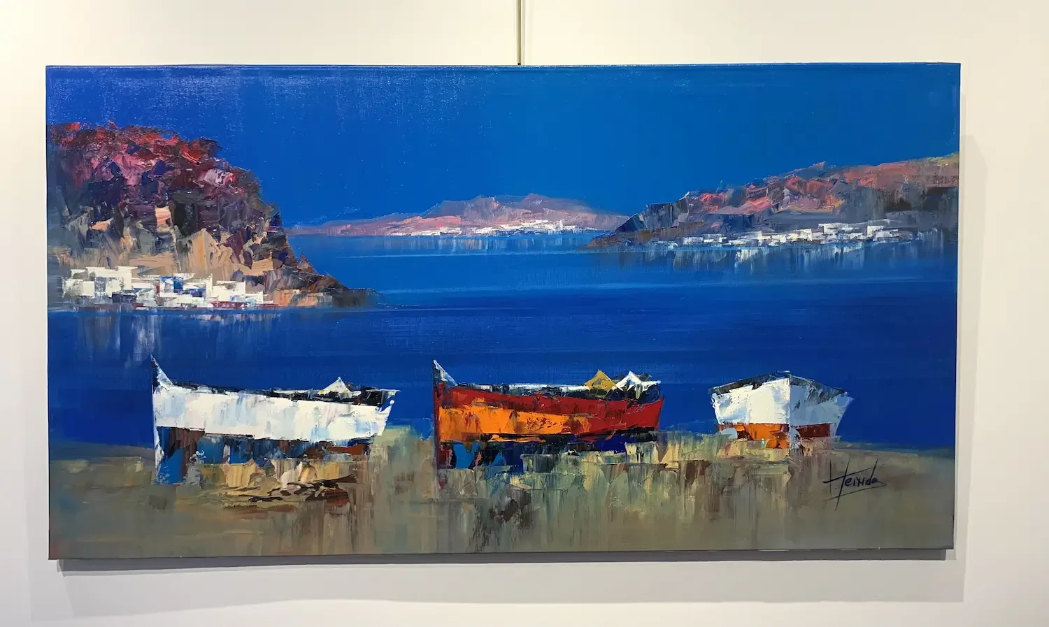 tableau mer espagne de josep teixido Art Contemporain .webp