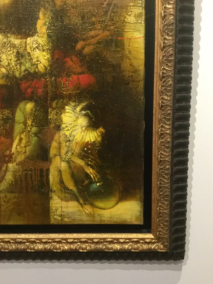 ableau tete de mort de armen gasparian Art Contemporain Galerie Graal .webp
