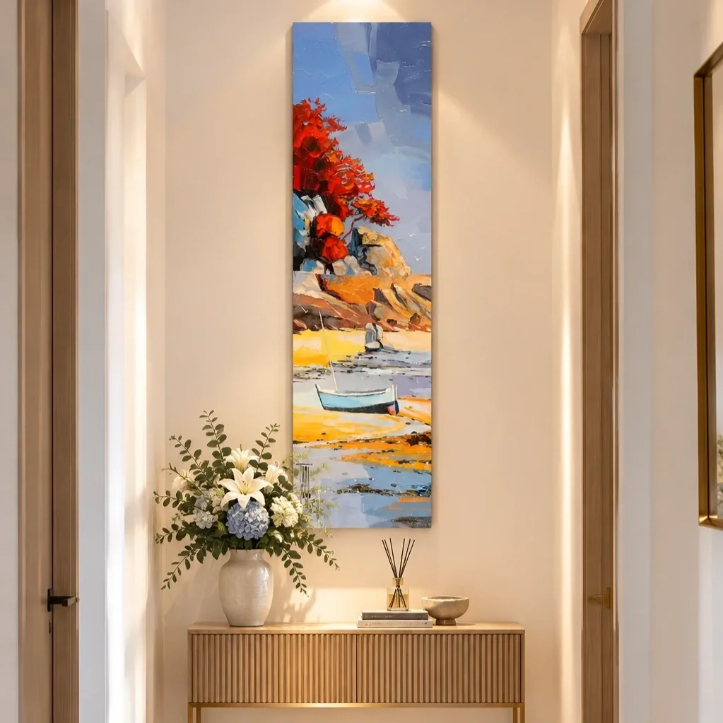 tableau+plage+bateau+de+Pierrick+Tual+Galerie+Graal+.webp