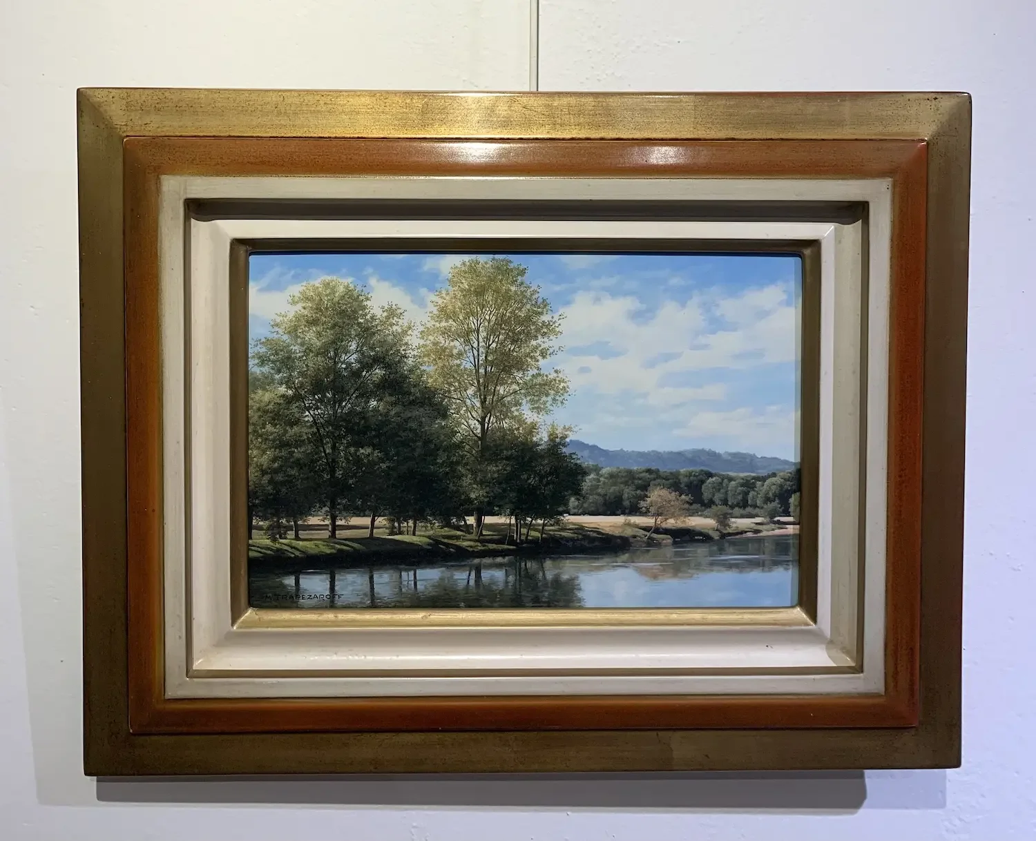 tableau réalisme paysage foret de michel trapezaroff Galerie Graal .webp