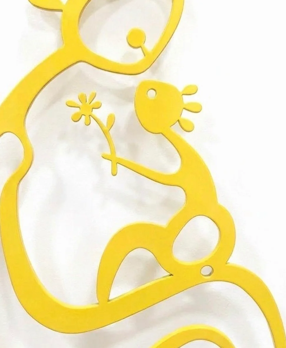 Sculpture femme en acier de stratos Galerie Graal  Art Contemporain .webp