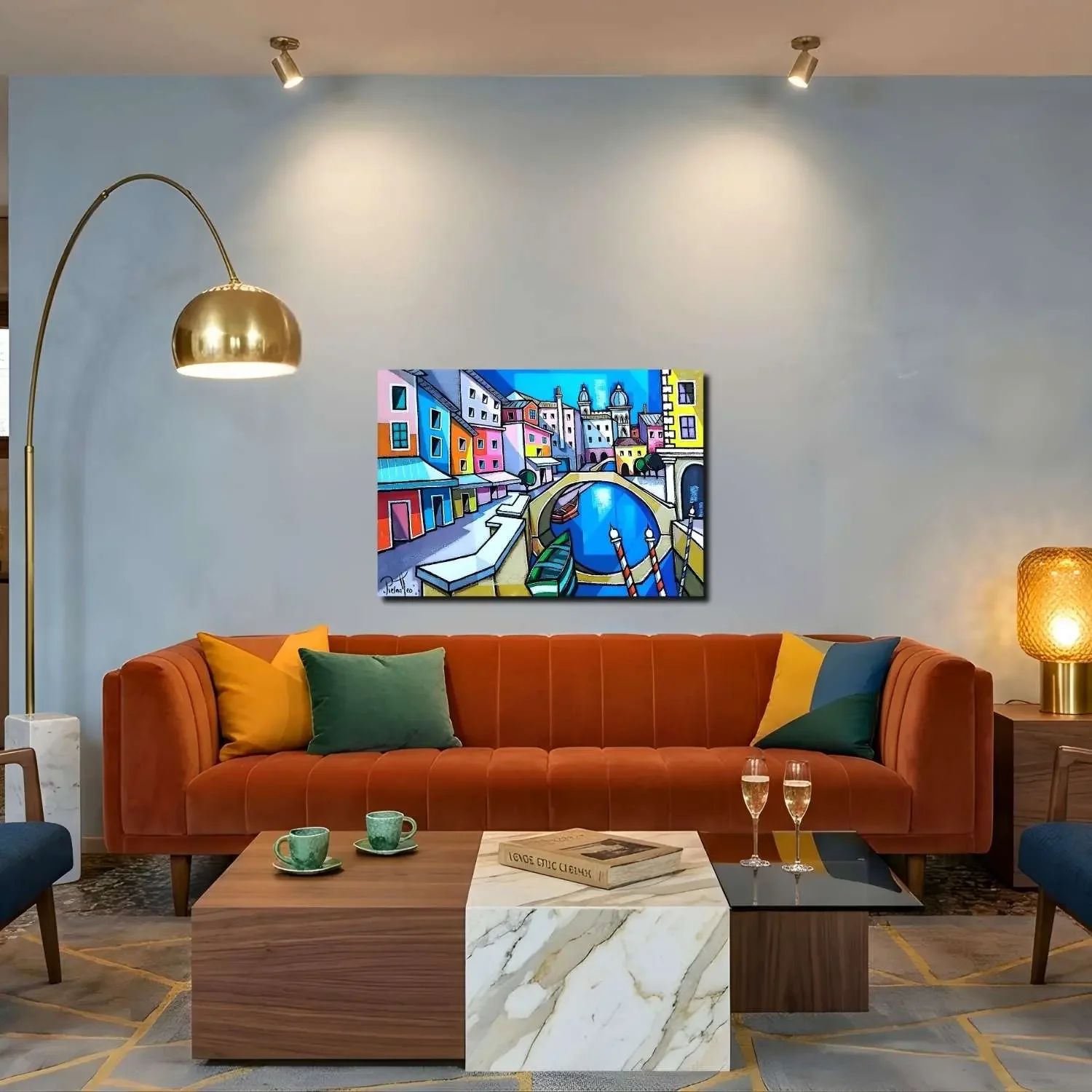 tableau venise salon italien de giuseppe piermatteo Galerie Graal Art Contemporain .webp