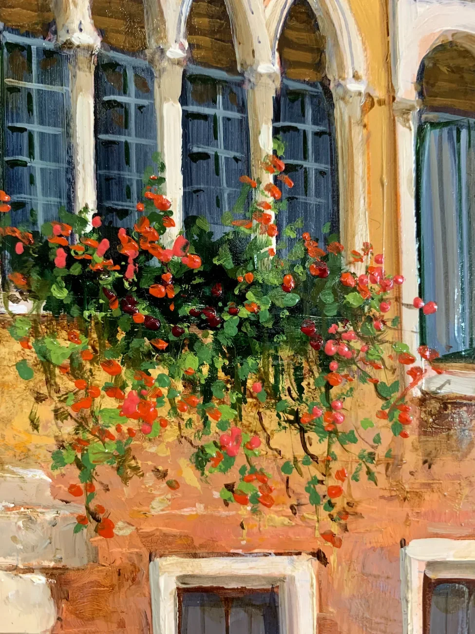 Tableau italie pont du paradis de georges corominas Galerie d'art Agen Galerie Graal .webp