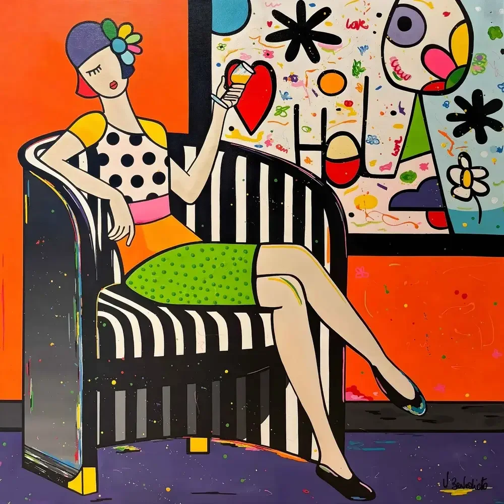 TABLEAU SCULPTURE POP ART DE Virginia Benedicto Galerie Graal