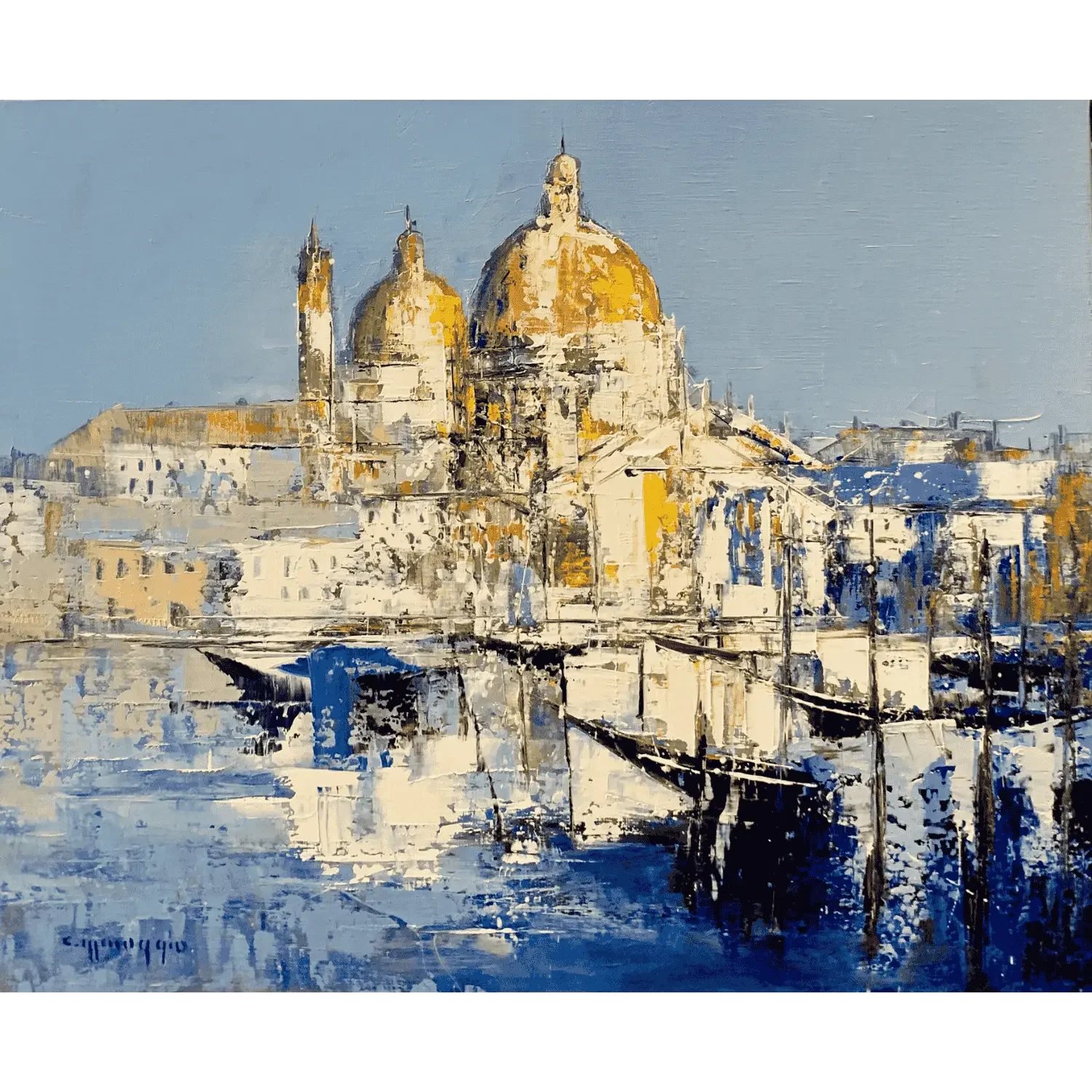 "Les bâches bleues" de Célestin Messaggio
