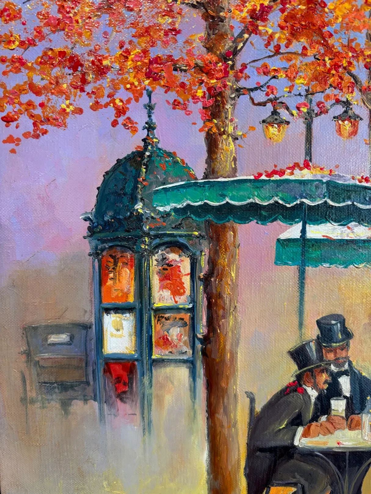 Tableau sur paris de georges corominas Galerie Graal Art Contemporain .webp