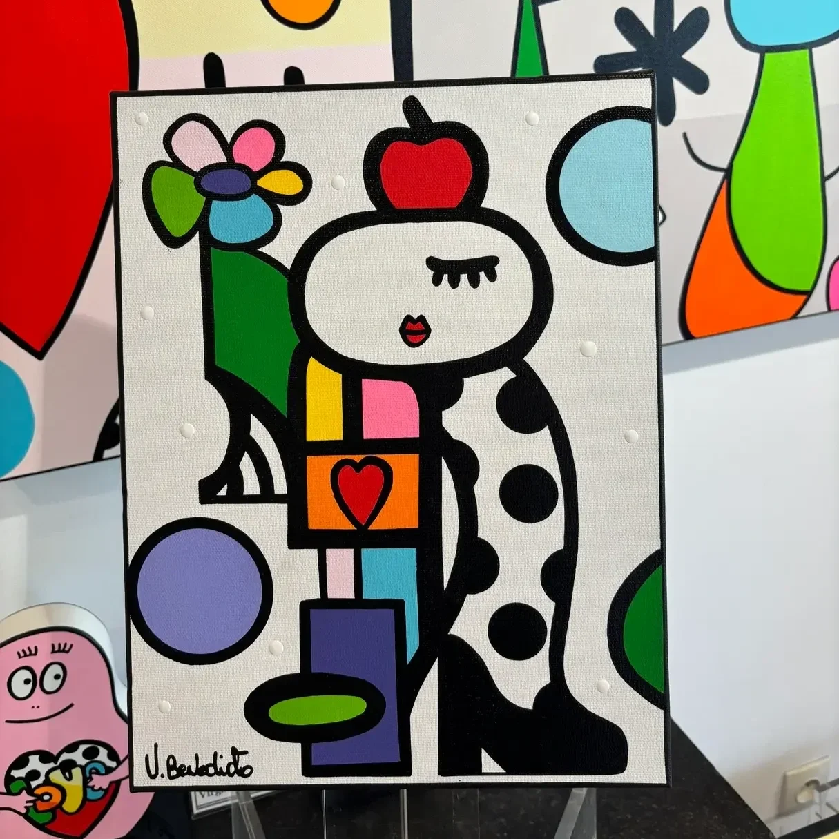 tableau+pop+art+pomme+de+Virginia+Benedicto+.webp
