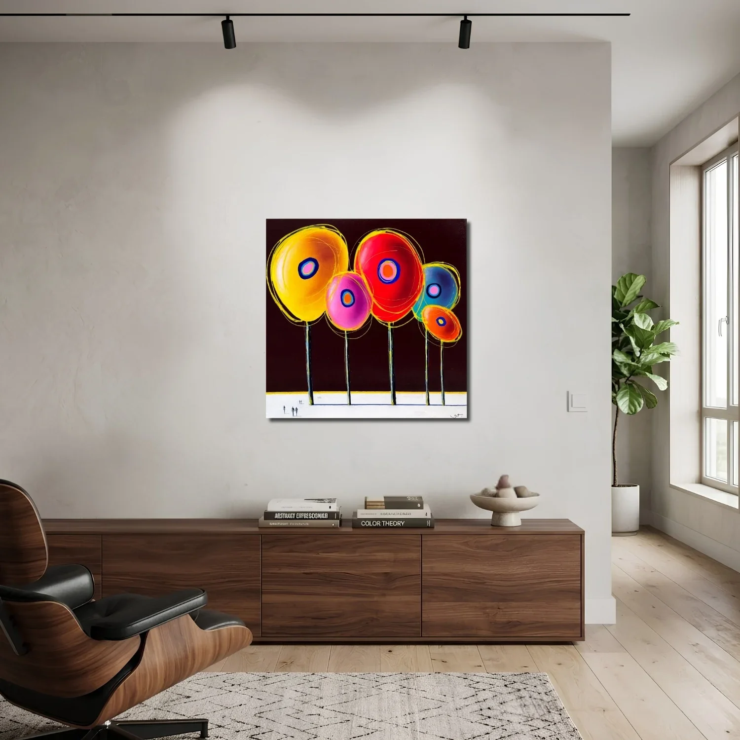 tableau arbre surréaliste de berto Galerie Graal Art Contemporain .webp