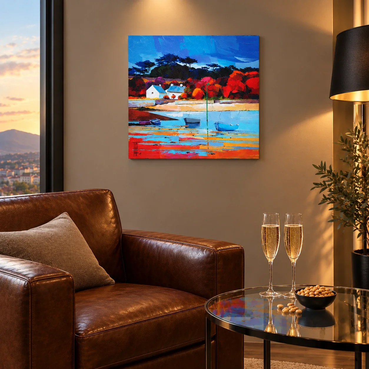 tableau bretagne peche de Pierrick Tual Galerie Graal .webp