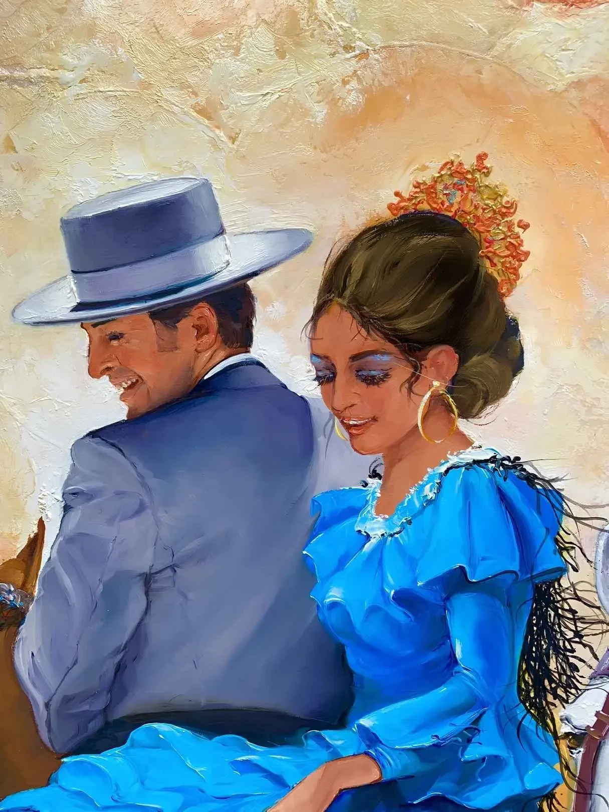 tableau seville de georges corominas  Art Contemporain Galerie Graal .webp