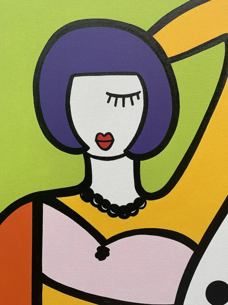 "Mickey in Love" de Virginia Benedicto tableau pop art.webp