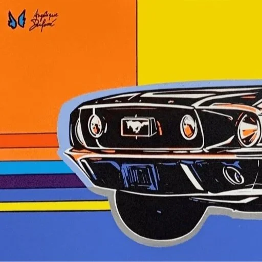 Ford Mustang tableau de Angélique Dufossé.jpg