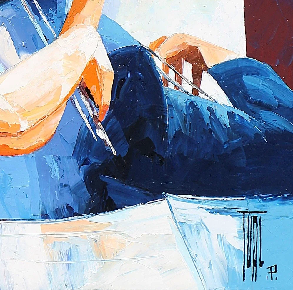 tableau jazz de Pierrick Tual Galerie Graal .webp