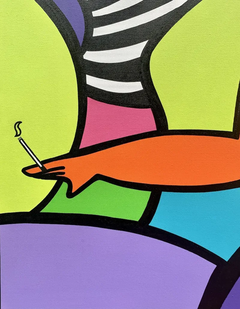 tableau pop art mickey de Virginia Benedicto Galerie Graal .webp