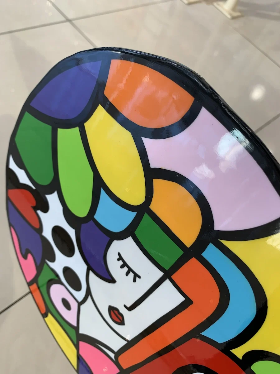 sculpture murale pop art cerise de Virginia Benedicto Galerie d'art en Ligne .webp