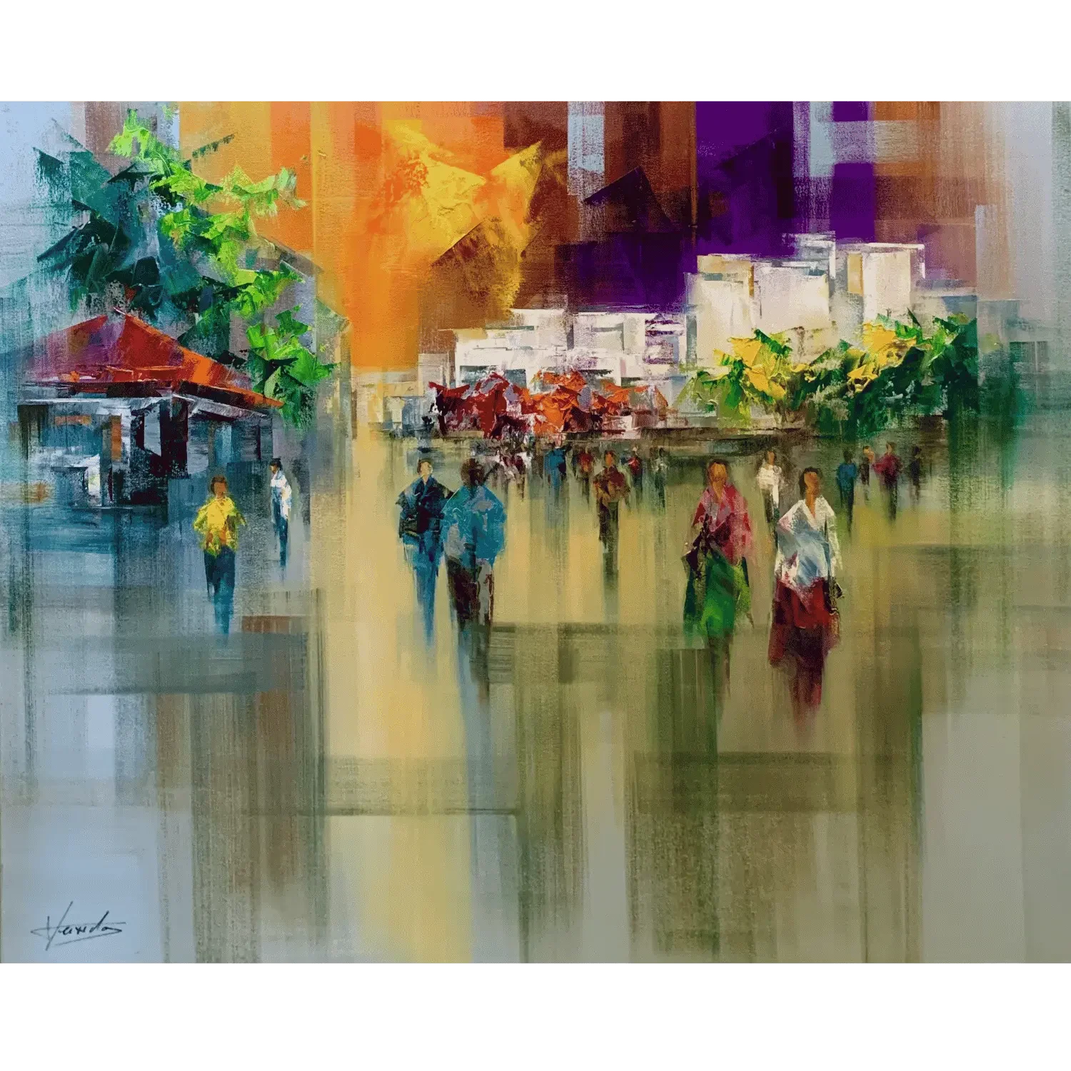 "Disfrutando del paseo" de Josep Teixido