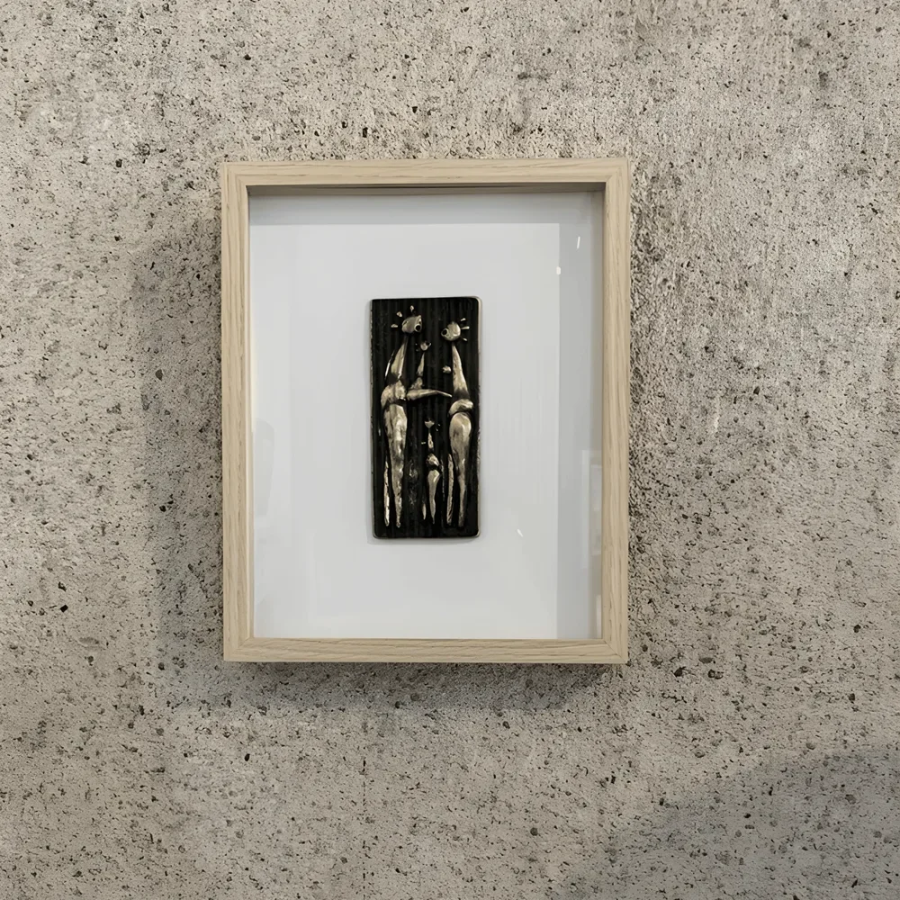 Sculpture murale en acier de Charles Stratos Agen Galerie d'art en Ligne