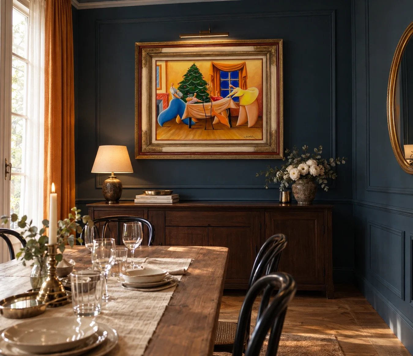 jean louis toutain tableau repas de famille Galerie Graal .webp