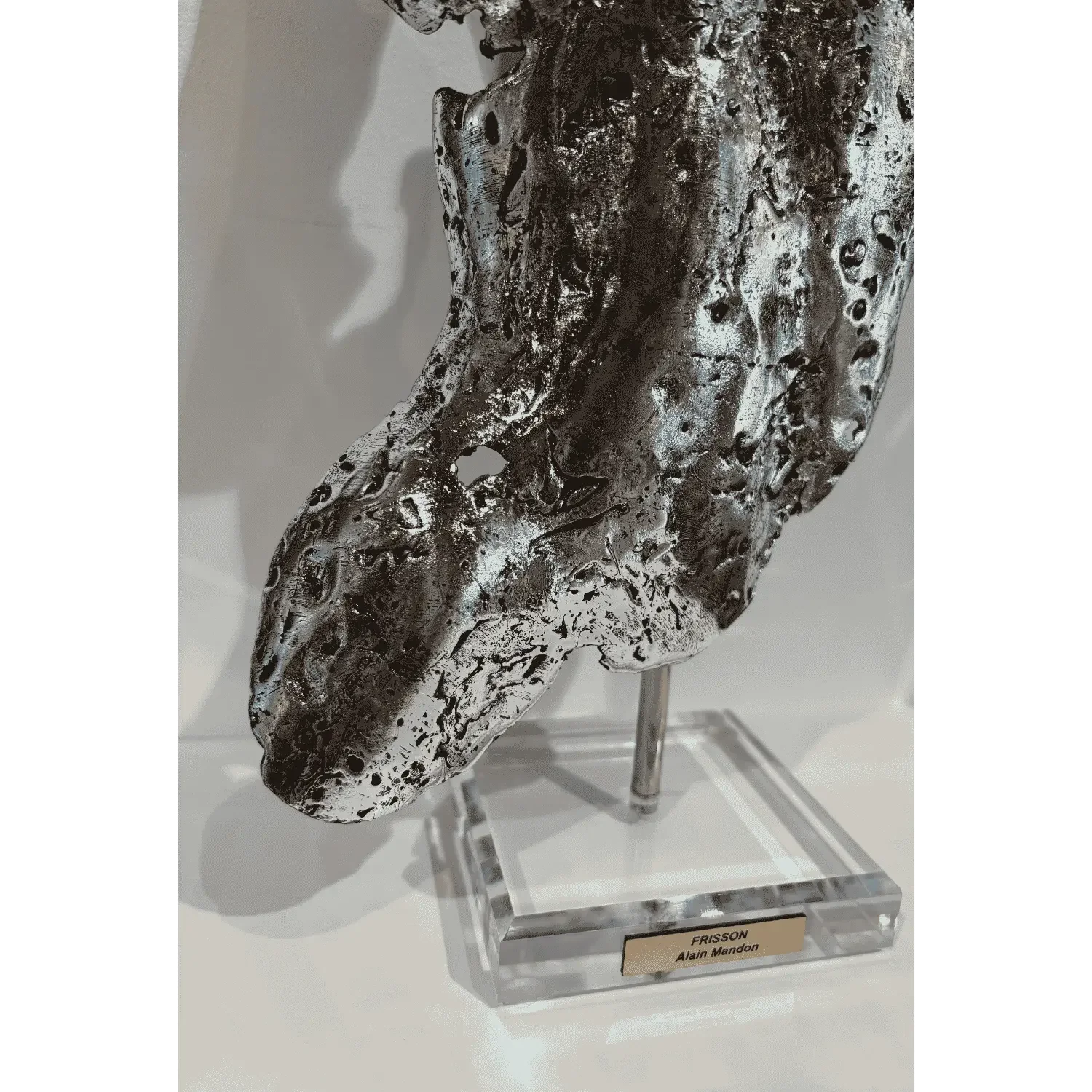 sculpture buste femme argent mandon alain Galerie Graal .webp