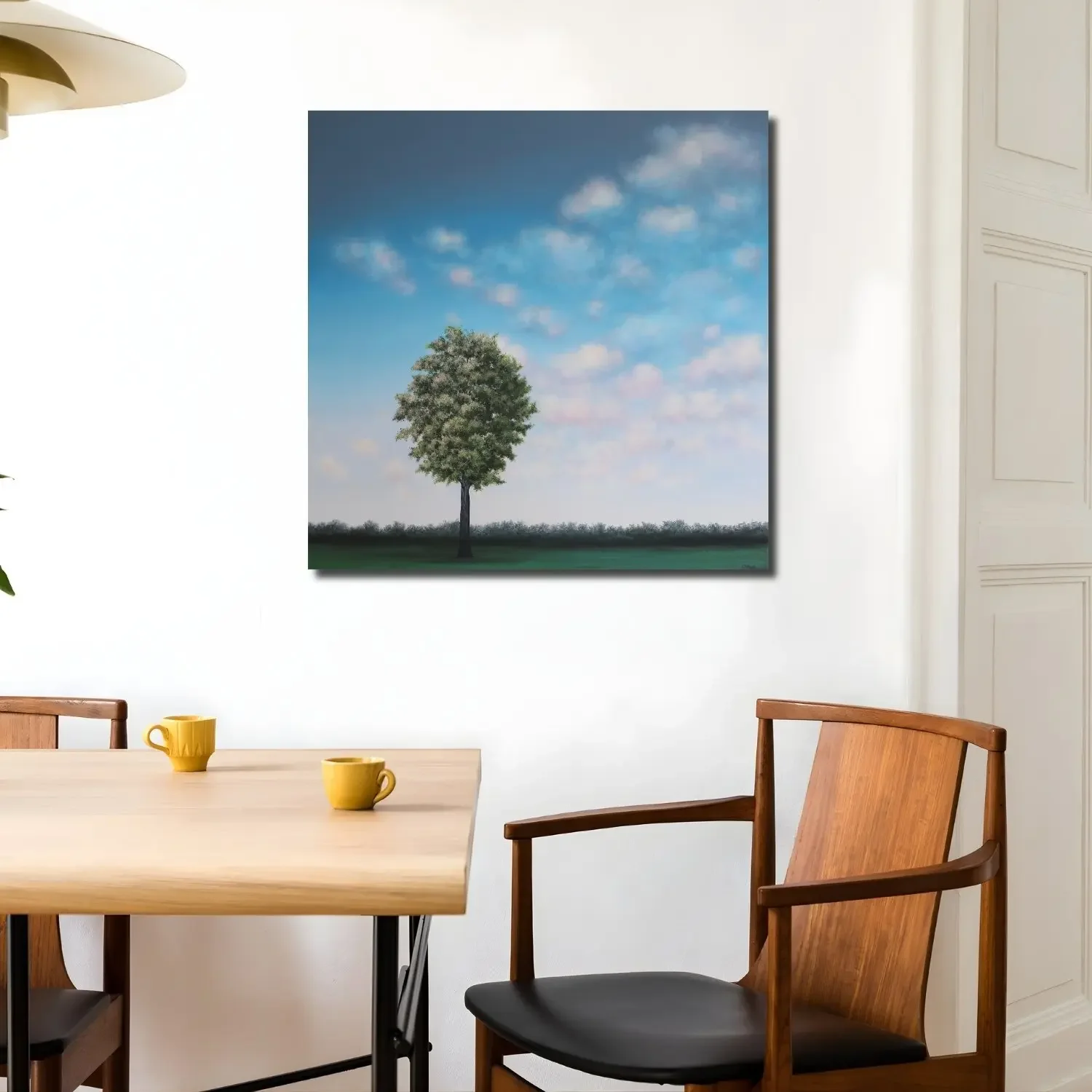 Tableau decoration cuisine campagne paysage arbre de alexandra battezzati Galerie Graal .webp