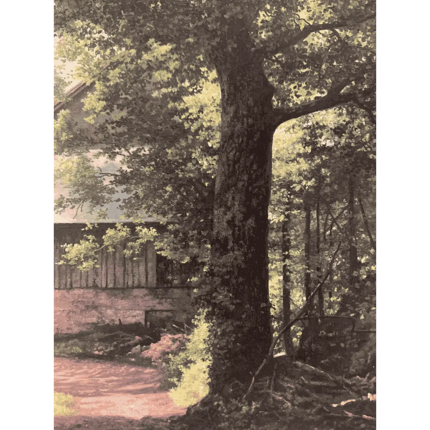 tableau paysage campagne michel trapezaroff Galerie Graal .webp