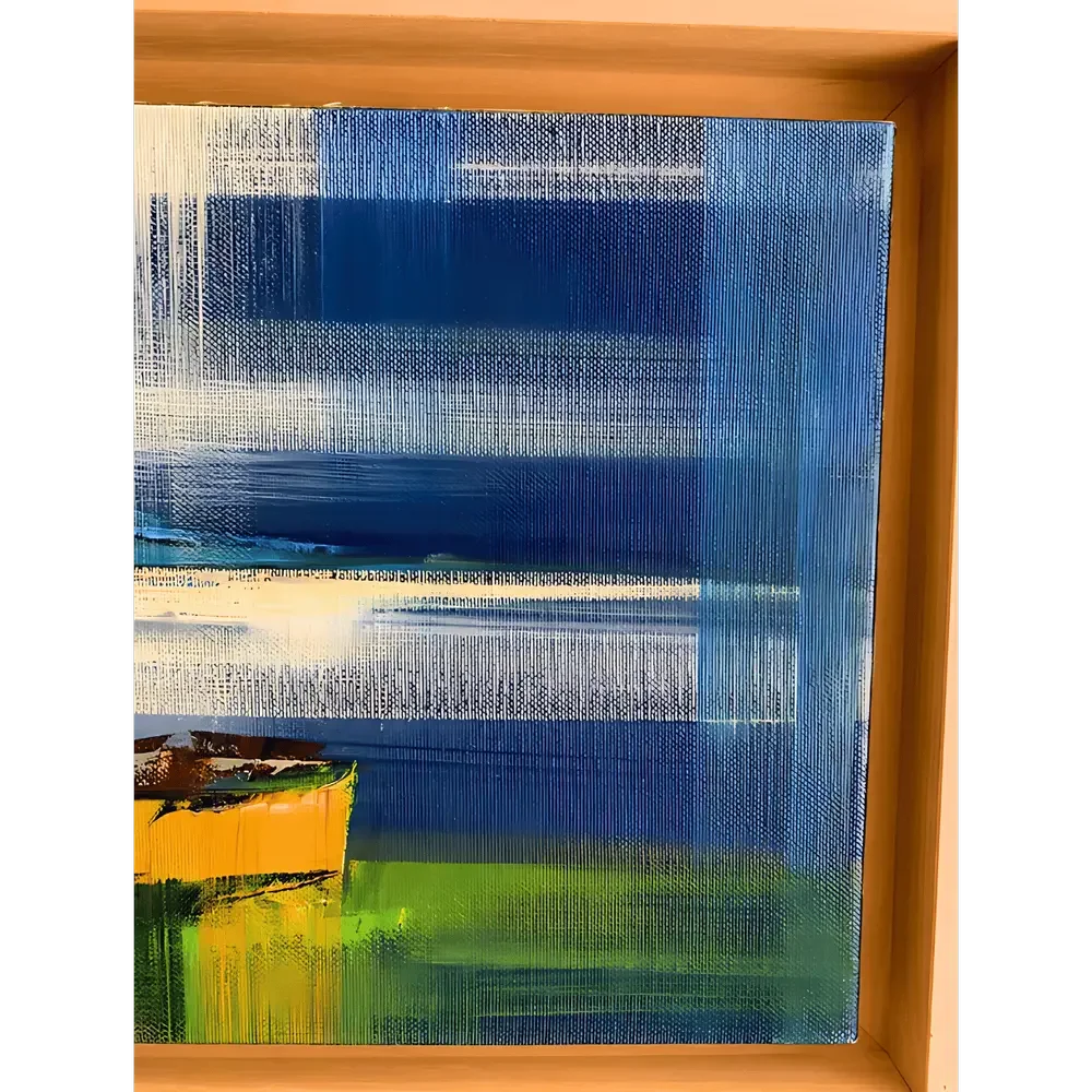 Tableau bateau le soir port espagne de josep teixido  Galerie d'art Agen .webp