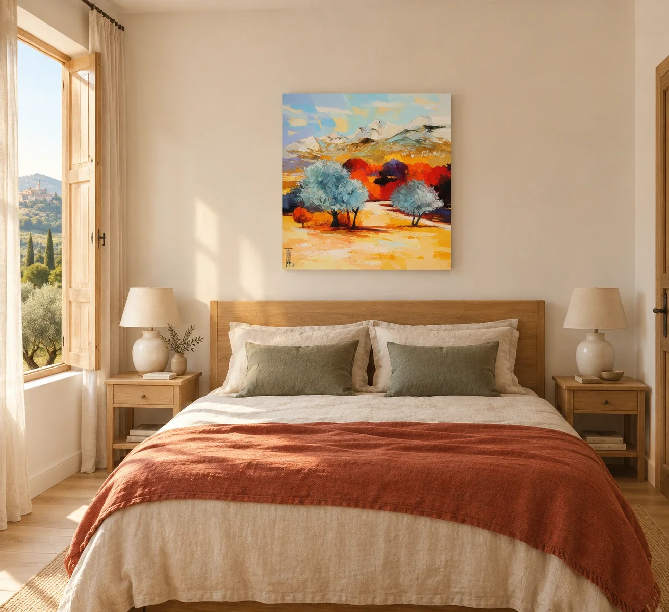tableau provence nature paysage Pierrick Tual Galerie Graal .webp