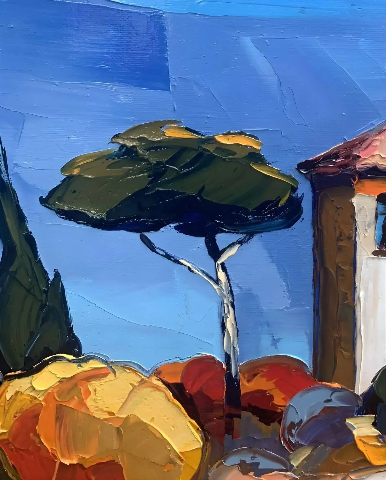 tableau provencale midi nature paysage de Pierrick Tual Galerie Graal Art Contemporain .webp