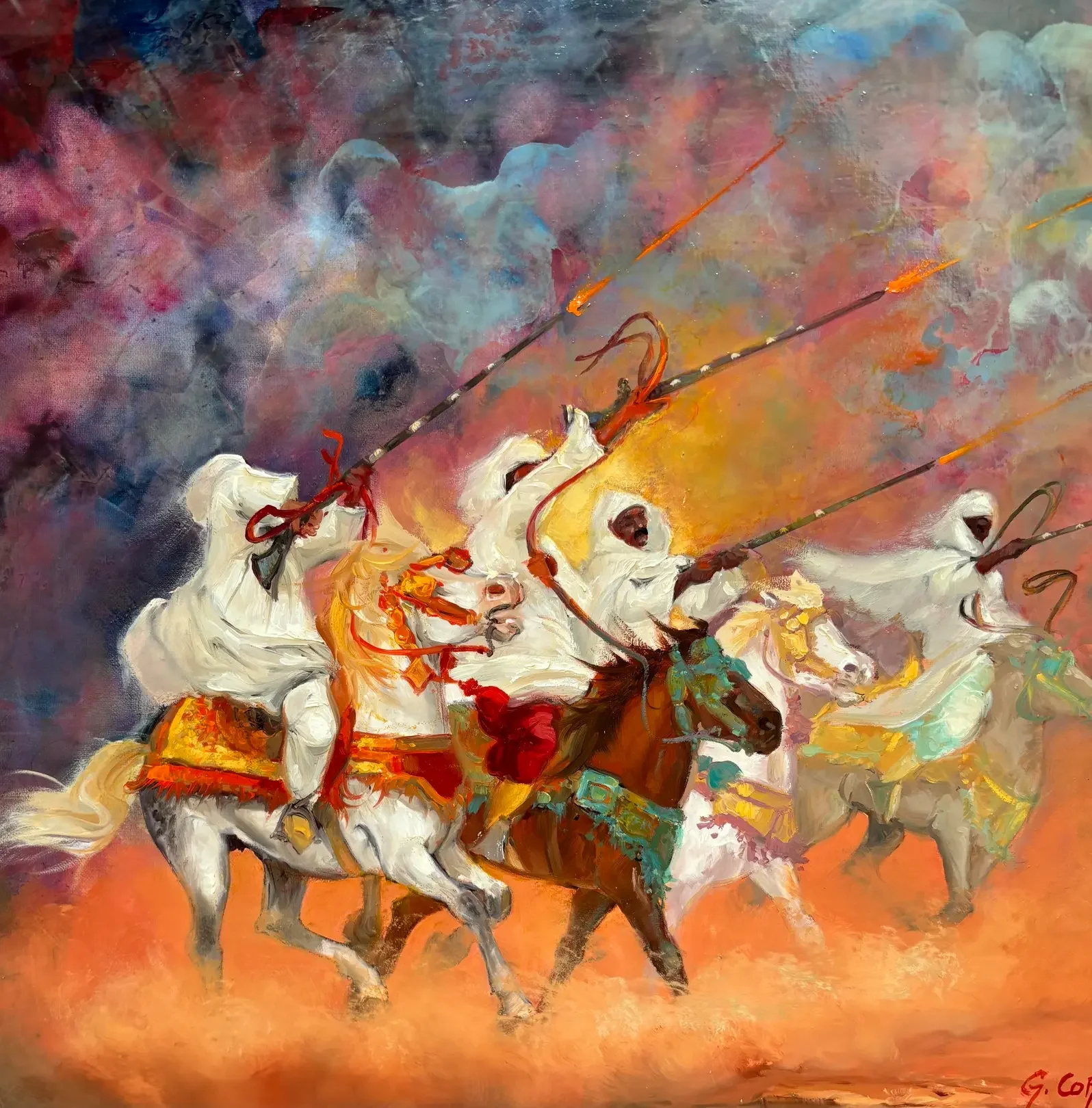 tableau fantasia maroc georges corominas.webp