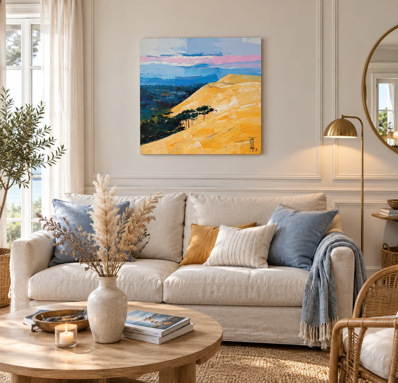 tableau dune du pilat de Pierrick Tual Galerie Graal .webp