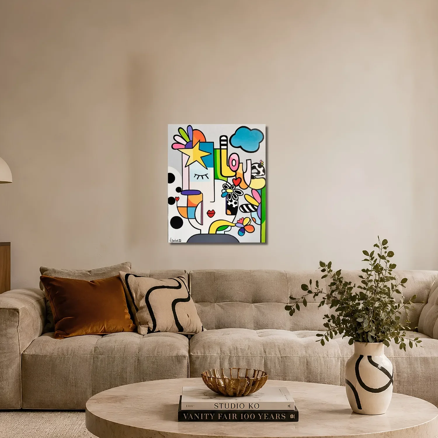 tableau pop art de Virginia Benedicto Art Contemporain .webp