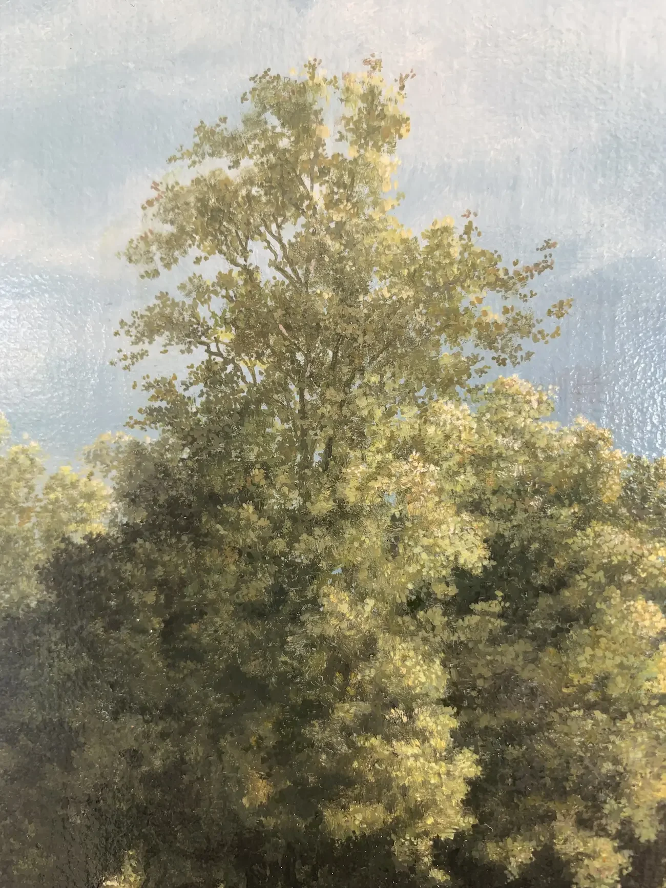 Tableau russie riviere foret de michel trapezaroff. Galerie Graal .webp