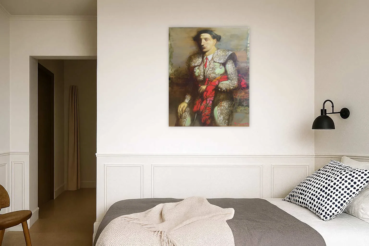 tableau homme torrero espagne de armen gasparian Art Contemporain Galerie Graal .webp