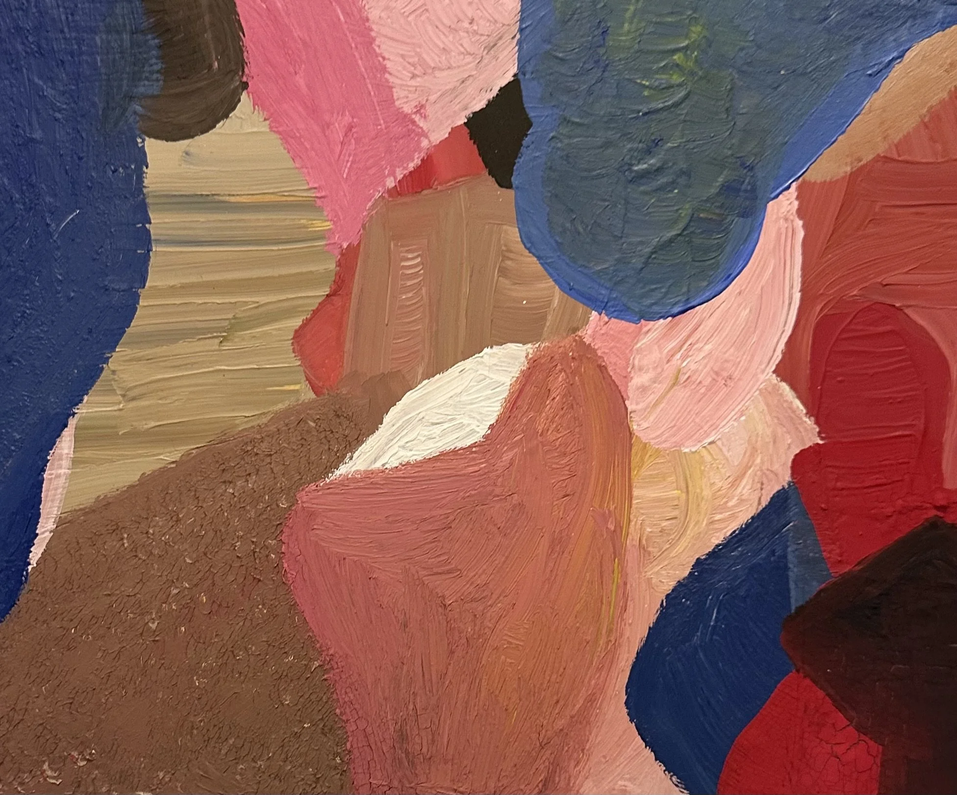 In Bloom / Brooding , Tempera on board 