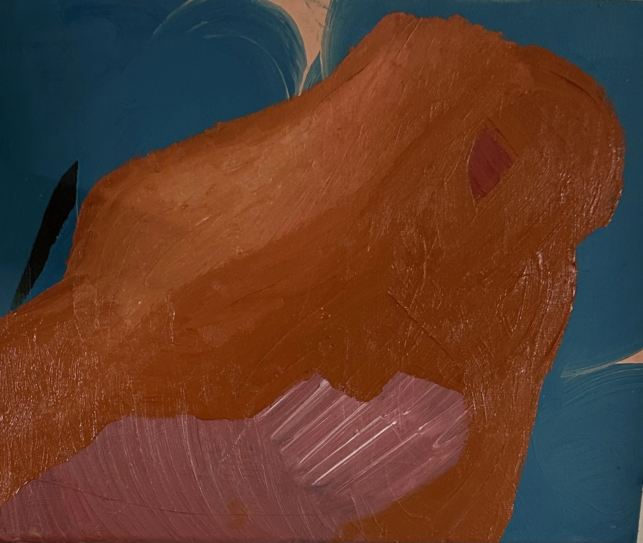 Prayer / Submission (Spore), Oil on linen