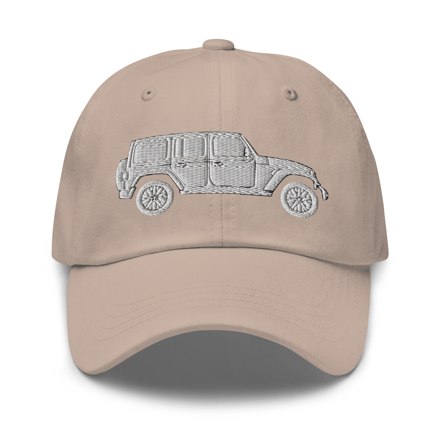 Jeep Richardson Dad Hat Cap Beige Cotton Relaxed Strap Embroidered Patch Wrangle Adventure - Loden / Khaki Richardson 112 Leather Patch Hat  main image 2